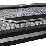 INO Design 96inch Oval Poker Table Detachable Armrest Chip Tray Black Speed Cloth Surface Stainless Steel Pedestal Base - Ornate Home