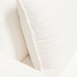 Ivy White Faux Shearling Reversible 4-Pc Sectional - Ornate Home