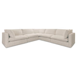 Townes Flecked White Classic L Modular Sectional