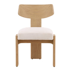 Ian Cream/Natural Dining Chair (Set of 2) - Ornate Home