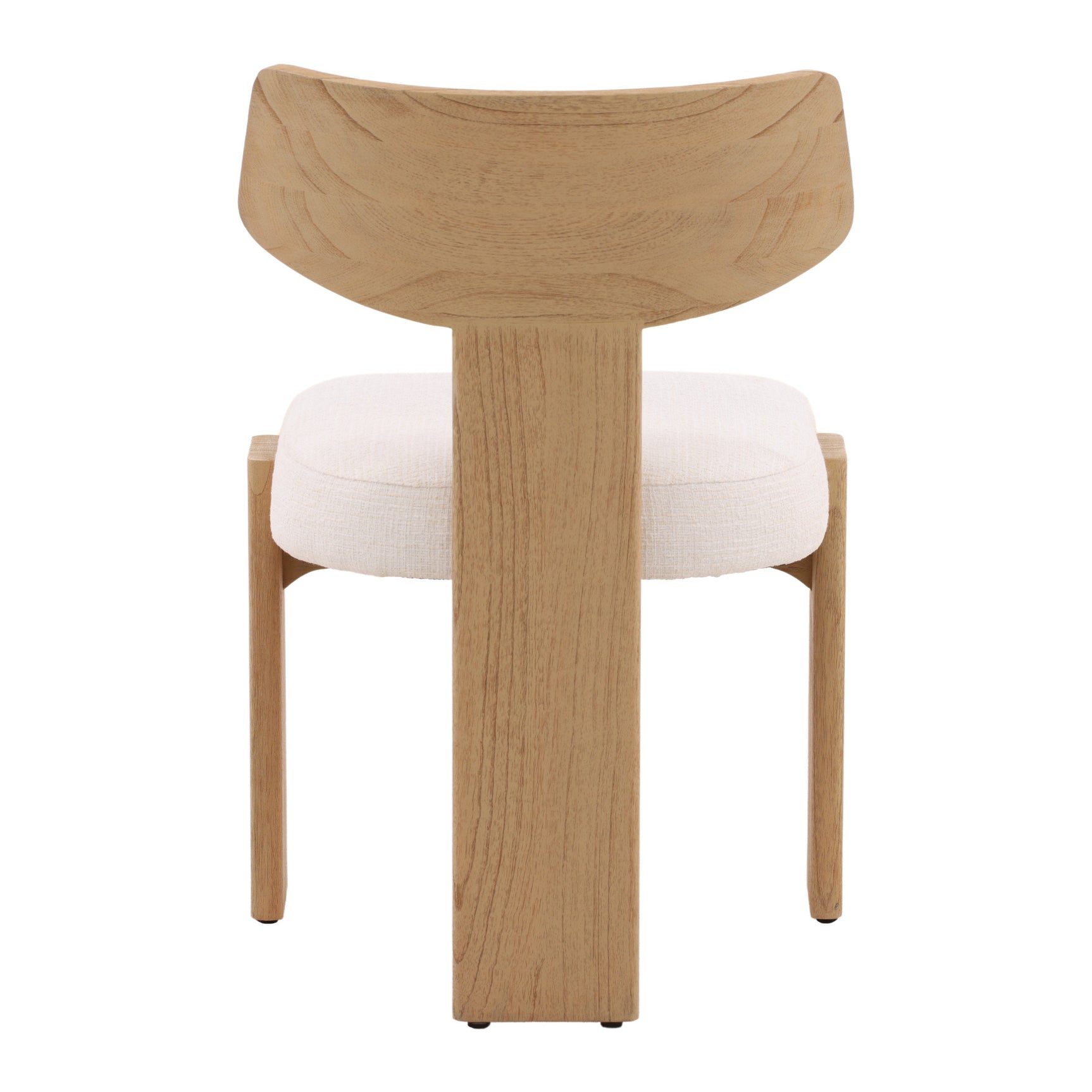 Ian Cream/Natural Dining Chair (Set of 2) - Ornate Home