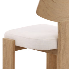 Ian Cream/Natural Dining Chair (Set of 2) - Ornate Home