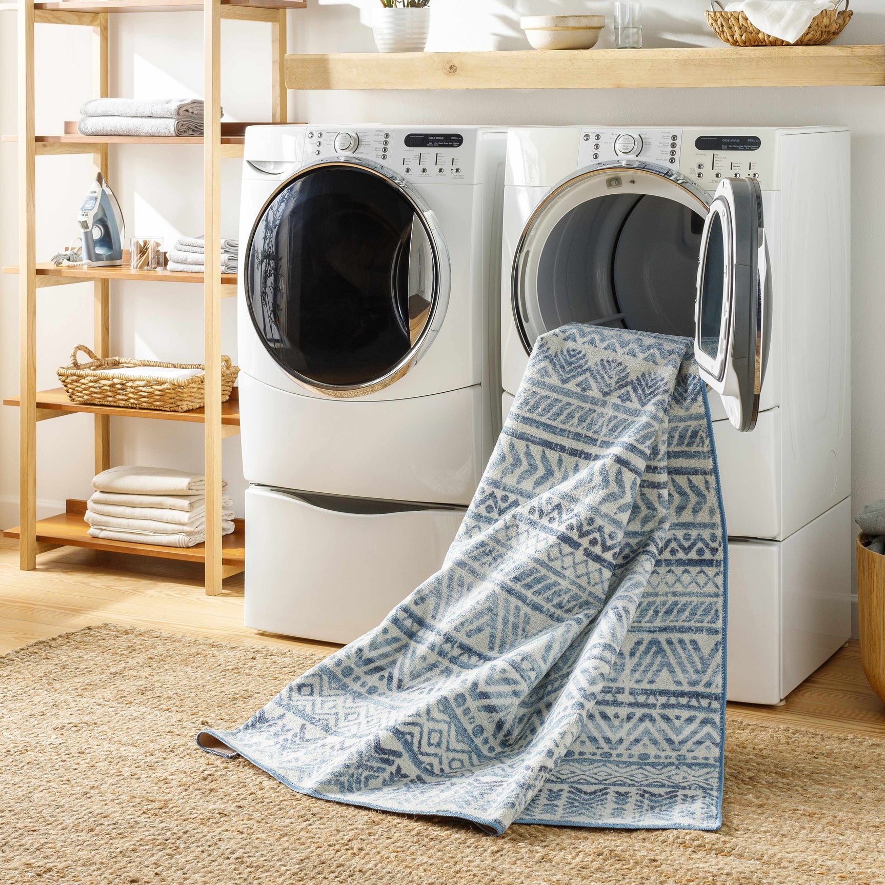 Ianna Arctic Stone Washable Area Rug - Clearance - Ornate Home