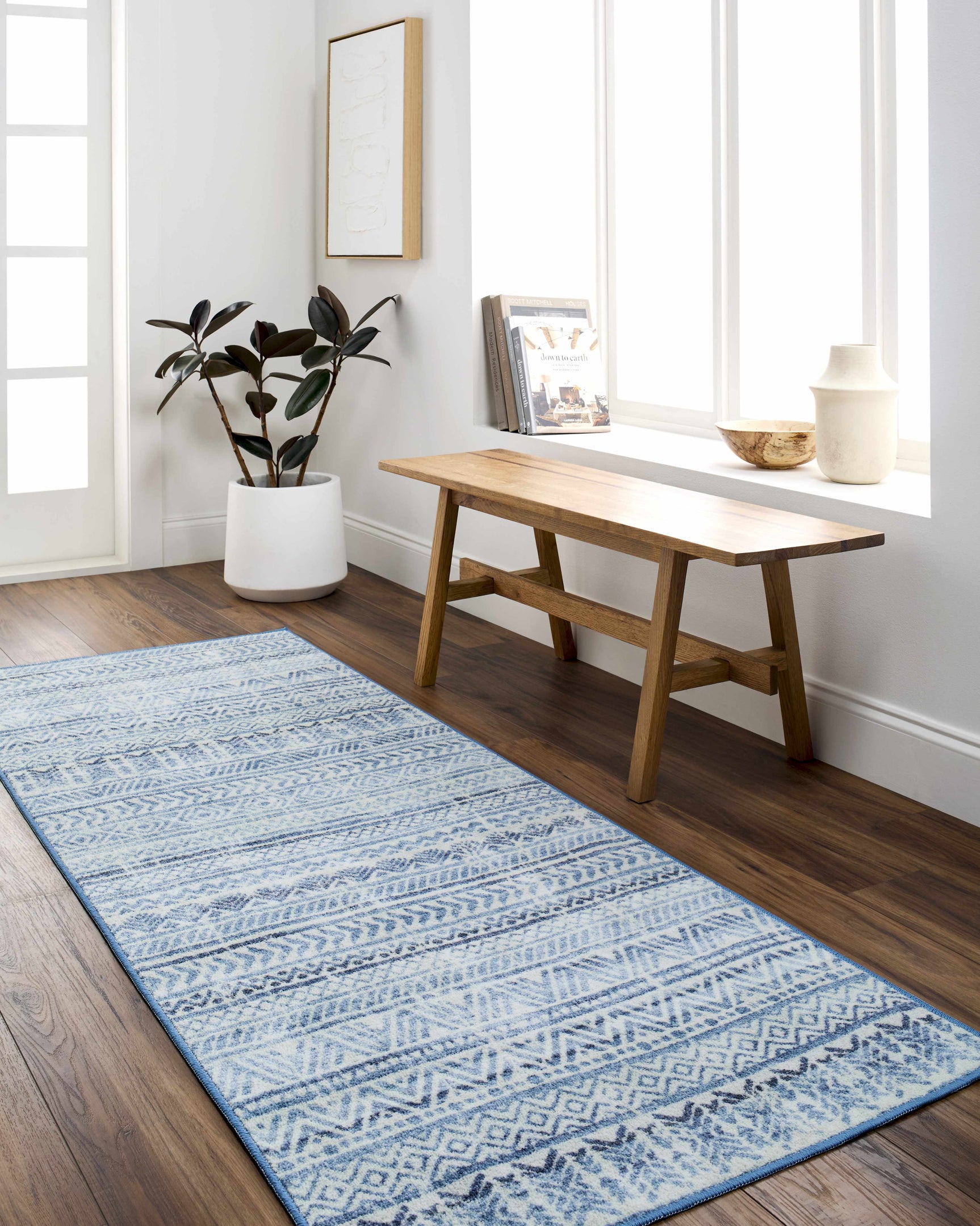 Ianna Arctic Stone Washable Area Rug - Clearance - Ornate Home