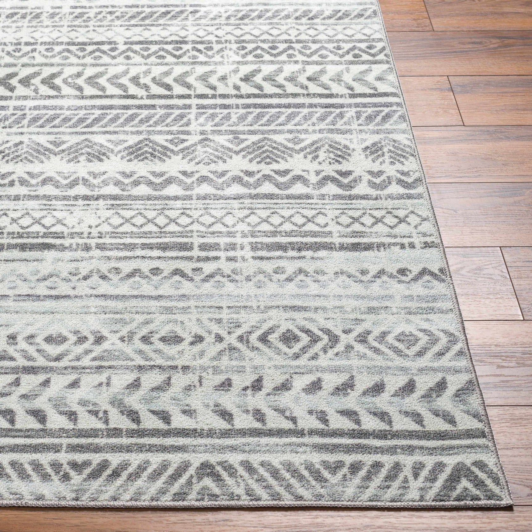 Ianna Light Gray Washable Area Rug - Clearance - Ornate Home