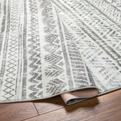 Ianna Light Gray Washable Area Rug - Clearance - Ornate Home