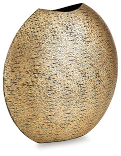 Iansboro Antique Gold Finish Vase - Ornate Home