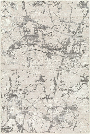 Ianto Gray Marble Washable Area Rug - Ornate Home