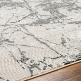 Ianto Gray Marble Washable Area Rug - Ornate Home