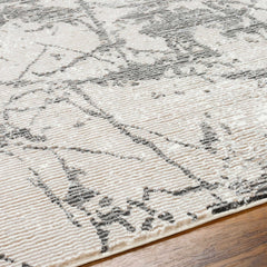 Ianto Gray Marble Washable Area Rug - Ornate Home