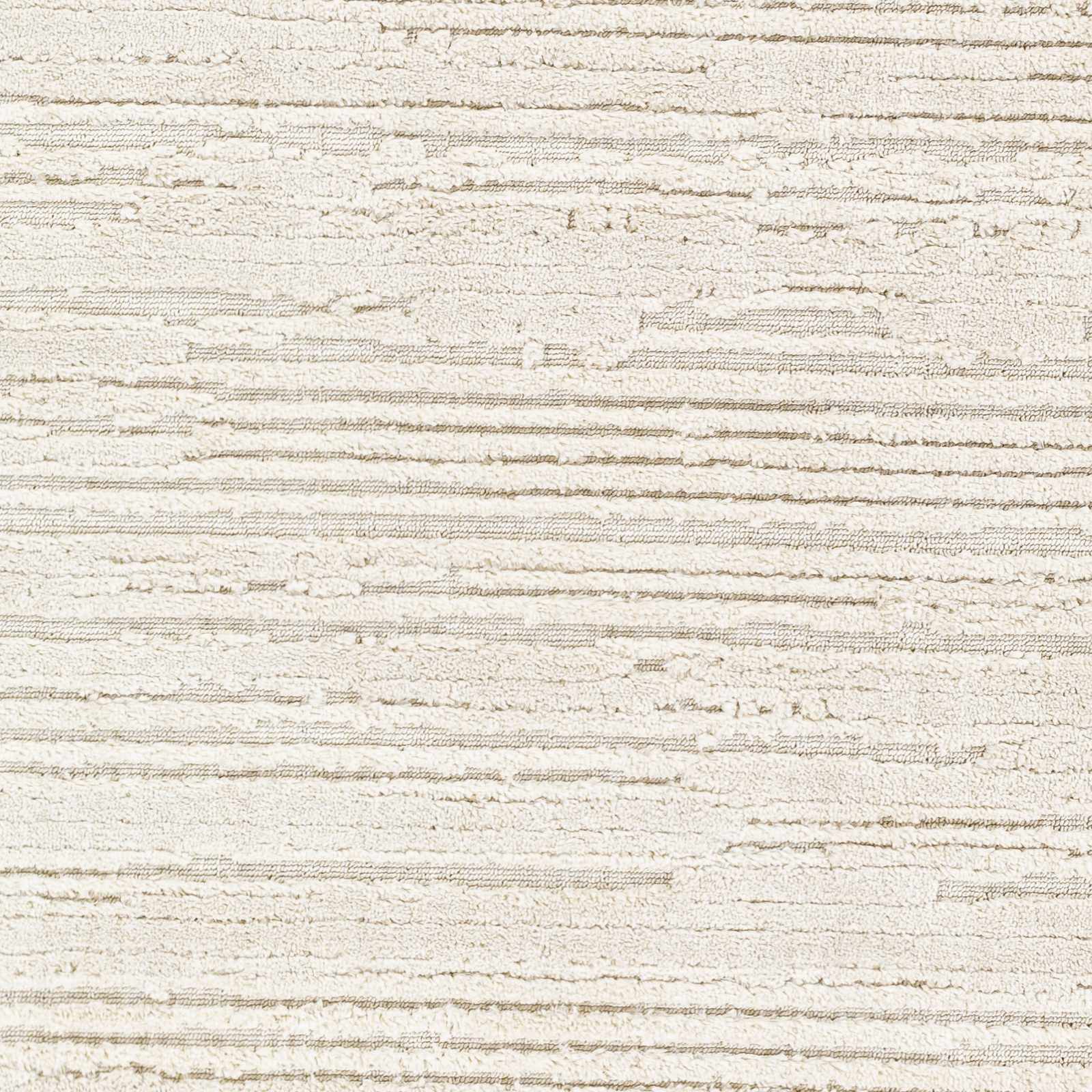 Ibarra Textured Ivory High/Low Pile Rug with Tassels - Ornate Home