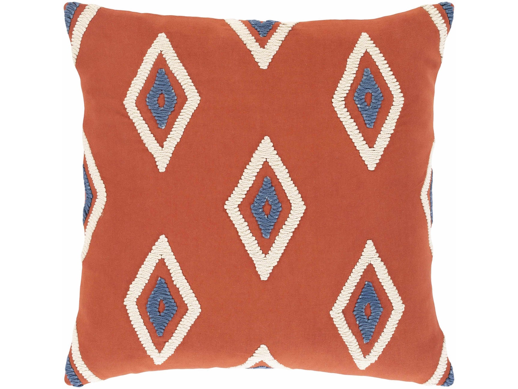 Iberville Diamond Pattern Throw Pillow - Ornate Home