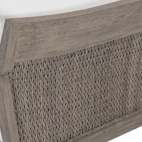 Ibiza Weathered Teak/Pebble/White/Cream Outdoor Sofa - Ornate Home