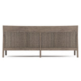 Ibiza Weathered Teak/Pebble/White/Cream Outdoor Sofa - Ornate Home