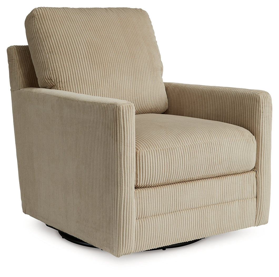 Icaman Sand Swivel Chair (Online Special Price) - Ornate Home