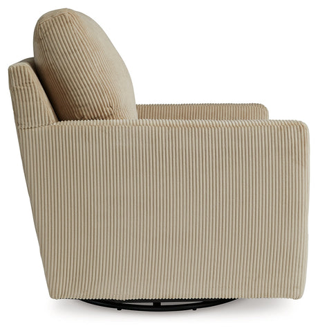 Icaman Sand Swivel Chair - Ornate Home