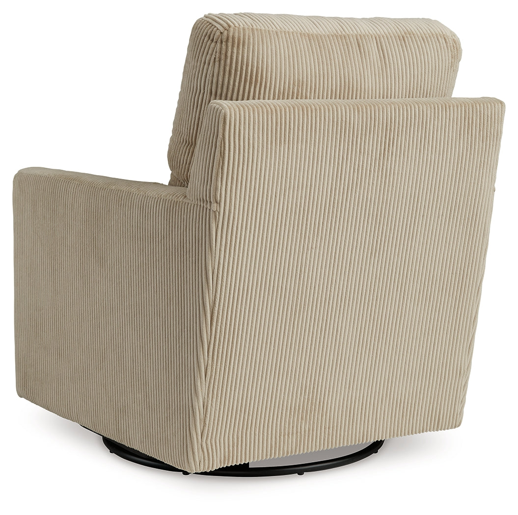 Icaman Sand Swivel Chair - Ornate Home