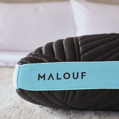 Ice Cloud + Omniphase Black/Blue King High Loft Pillow - Ornate Home