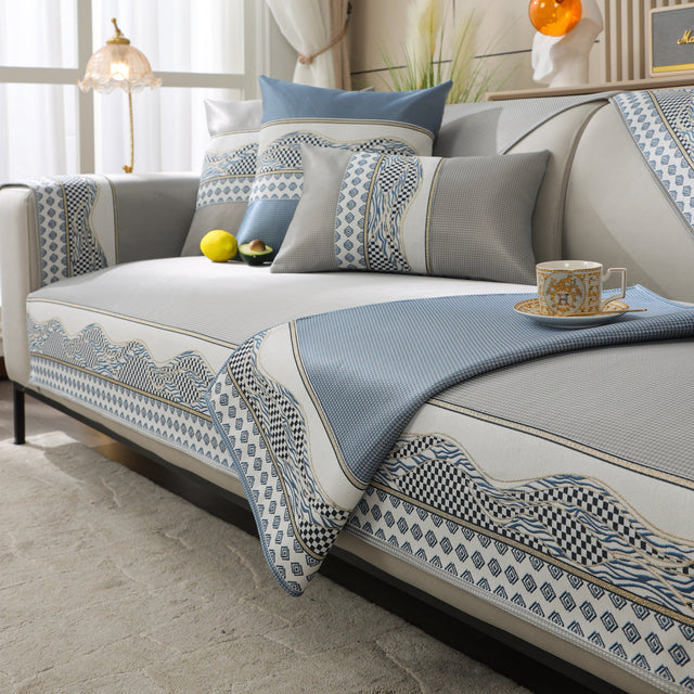 Ice Silk Sofa Cover Non-Slip Slipcover Sofa Cushion Covers Couch Protector for Pets - Ornate Home