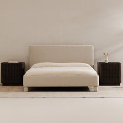 Ichigo Dark Grey Queen Bed - Ornate Home