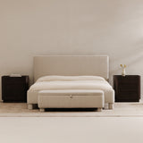 Ichigo Dark Grey Queen Bed - Ornate Home