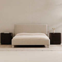 Ichigo Light Grey King Bed - Ornate Home