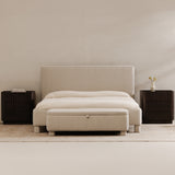 Ichigo Light Grey King Bed - Ornate Home