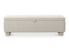 Ichigo Light Grey Storage Bench - Ornate Home