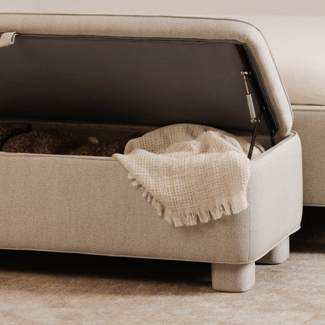 Ichigo Light Grey Storage Bench - Ornate Home