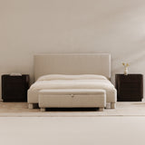 Ichigo Light Grey Storage Bench - Ornate Home