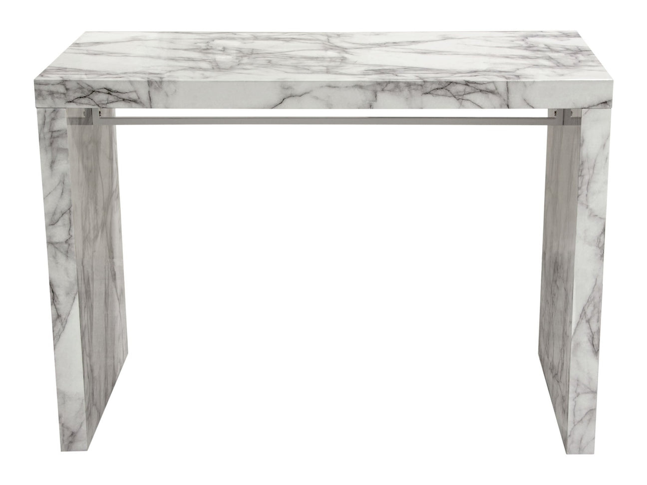 Icon White/Grey Bar Height Table - Ornate Home