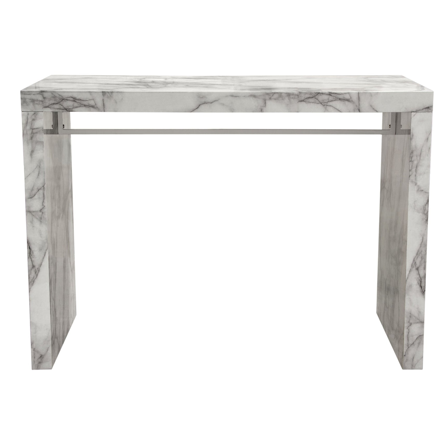 Icon White/Grey Bar Height Table - Ornate Home