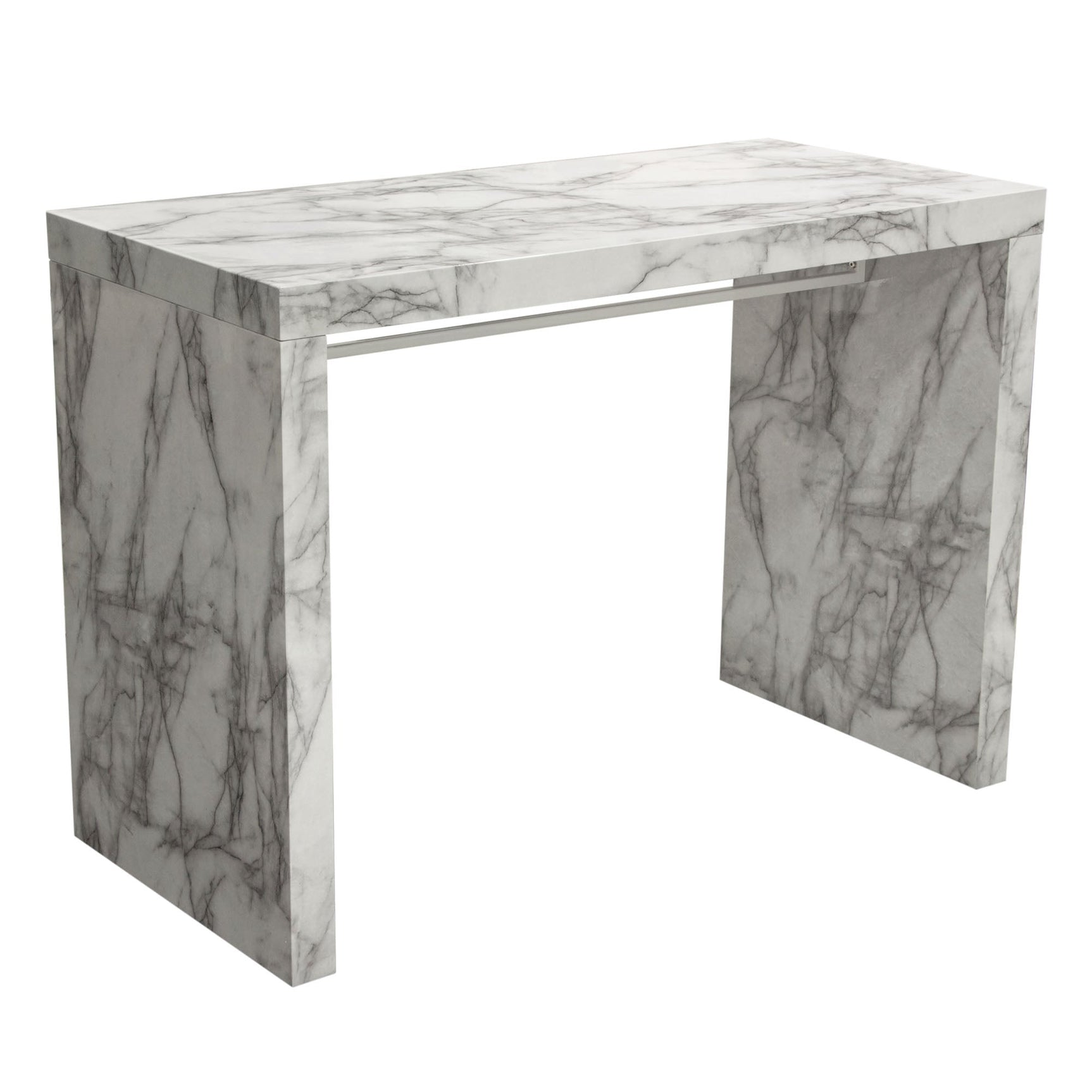 Icon White/Grey Bar Height Table - Ornate Home