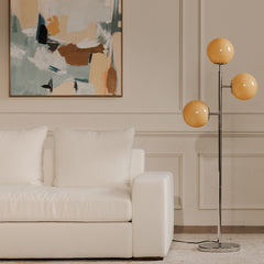 Ida Silver Floor Lamp - Ornate Home