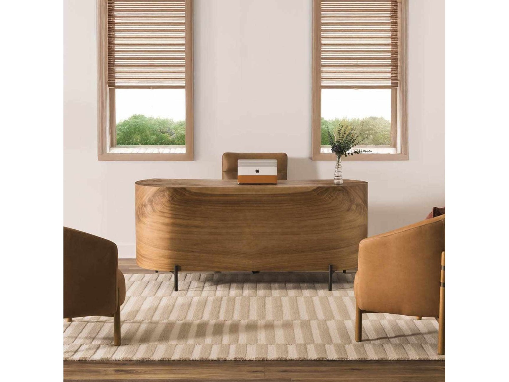 Idaho Broken-Striped Beige Area Rug | Our PNW Home X Livabliss - Ornate Home