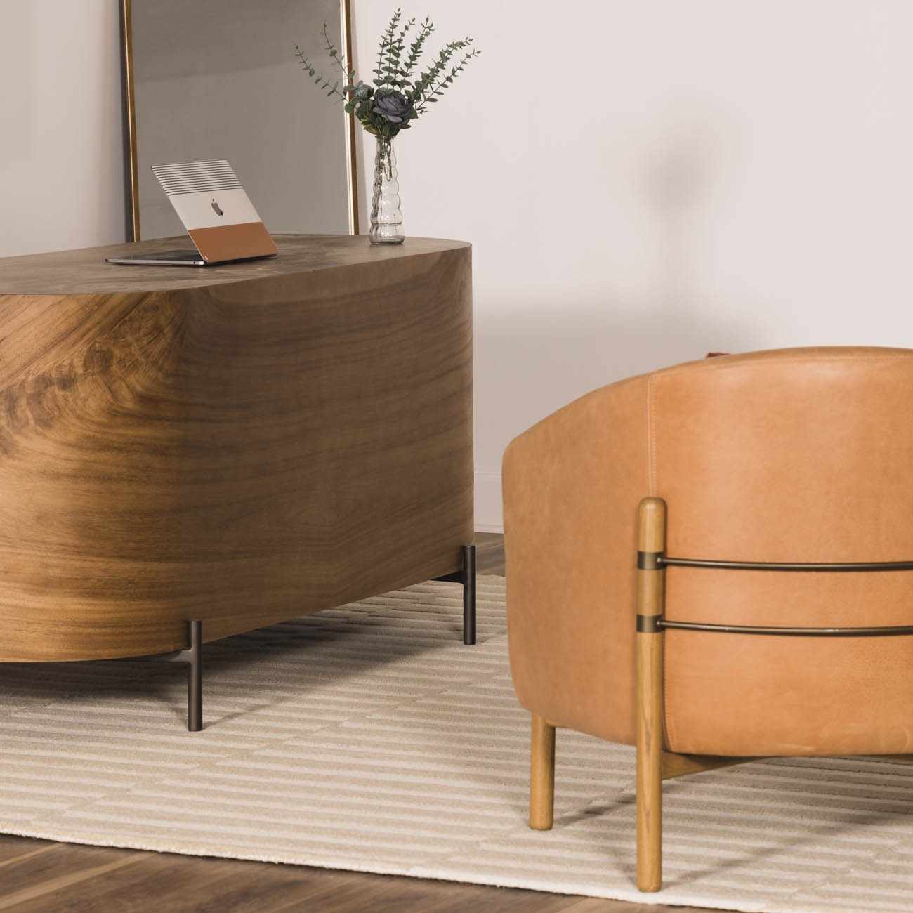 Idaho Broken-Striped Beige Area Rug | Our PNW Home X Livabliss - Ornate Home