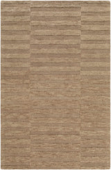 Idaho Broken-Striped Brown Area Rug - Ornate Home