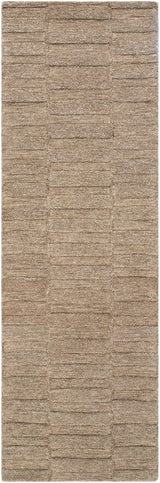 Idaho Broken-Striped Brown Area Rug - Ornate Home