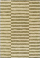 Idaho Broken-Striped Green Area Rug - Ornate Home