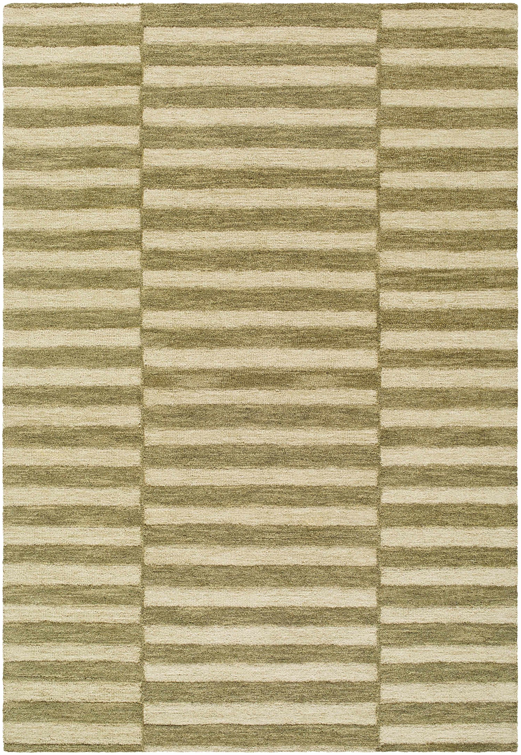 Idaho Broken-Striped Green Area Rug - Ornate Home