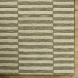 Idaho Broken-Striped Green Area Rug - Ornate Home