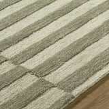 Idaho Broken-Striped Green Area Rug - Ornate Home