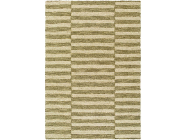 Idaho Broken-Striped Green Area Rug | Our PNW Home X Livabliss - Ornate Home