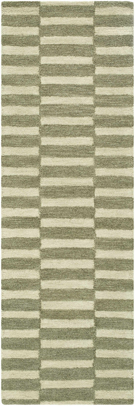 Idaho Broken-Striped Green Area Rug | Our PNW Home X Livabliss - Ornate Home