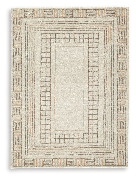 Idaman Taupe/Brown Medium Rug - Ornate Home