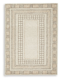Idaman Taupe/Brown Medium Rug - Ornate Home