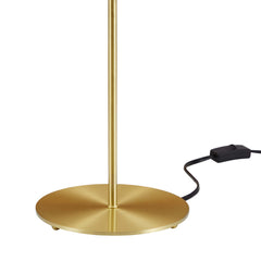 Ideal Pink/Satin Brass Metal Table Lamp - Ornate Home