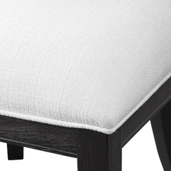 Idris Black Armless Chair - Ornate Home