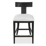 Idris Black Modern Wood Counter Stool - Ornate Home