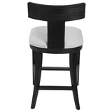 Idris Black Modern Wood Counter Stool - Ornate Home